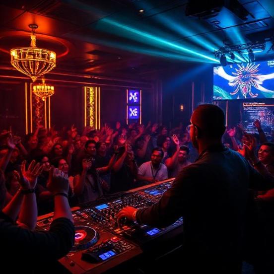 dj neon crowd